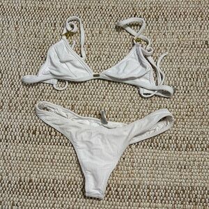 Gooseberry Intimates white bikini
